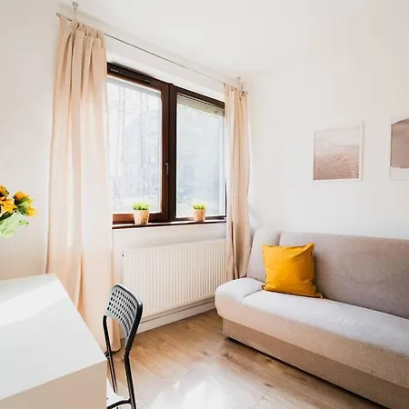 Center - 3 - New Building - Private Parking Place - Garage Apartment Wroclaw